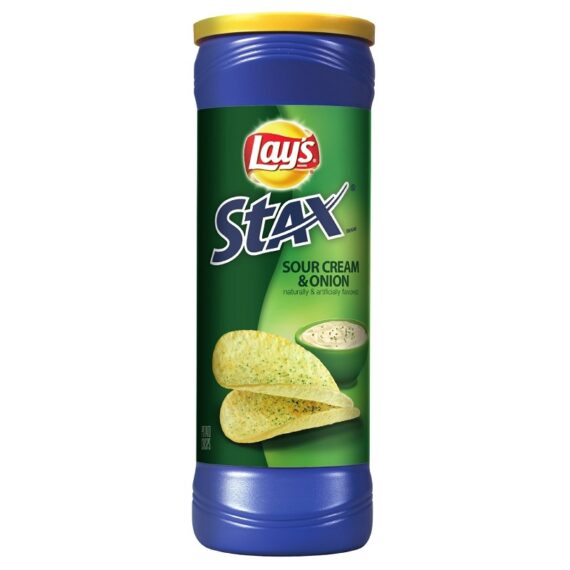 Lay's STAX SOUR CREAM AND ONION